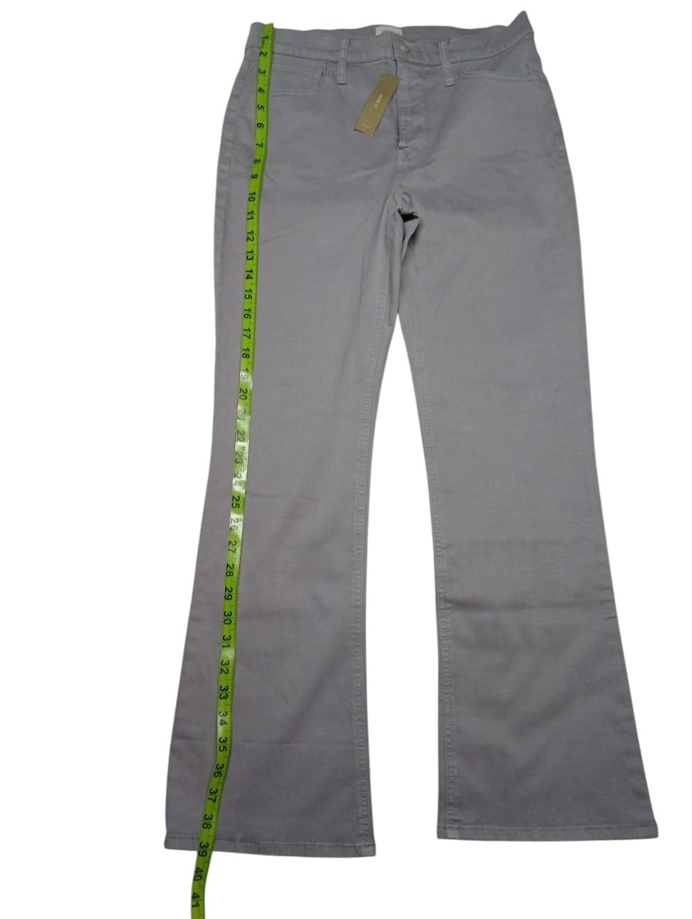 J.Crew Billie Demi Boot Crop Pants Gray Size 29T NWT - Picture 4 of 7